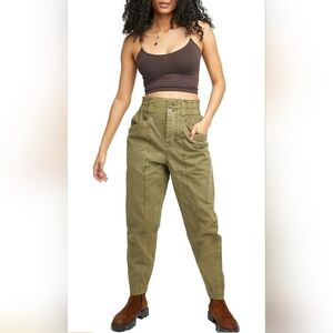 Free People Ready To Run Cinch Waist High Rise Pant Small